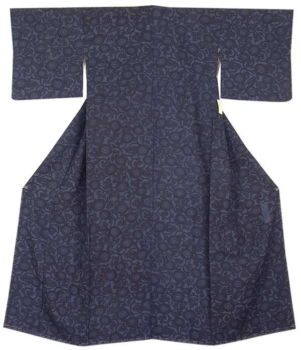 徳島県無形文化財 香川卓美氏作・正絹小紋着物の写真