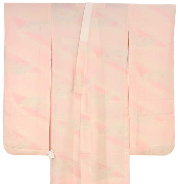 秋山庄太郎監修・正絹振袖着物、襦袢付きの写真