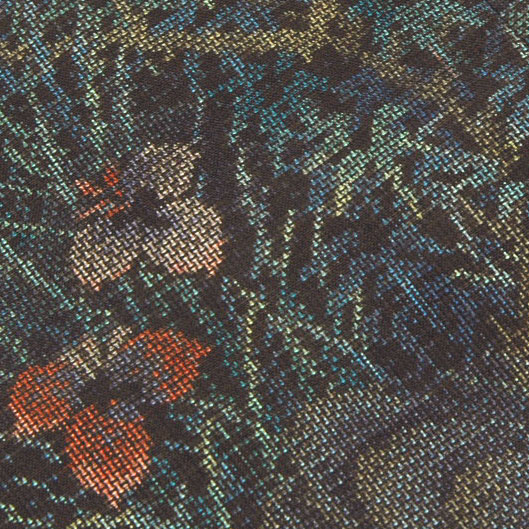 久野織物謹製・正絹本場正藍染大島紬着物の写真