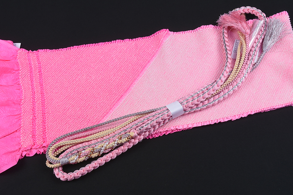 正絹振袖用帯締め帯揚げセットの写真
