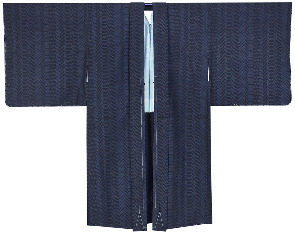 正絹大島紬着物、羽織付きの写真