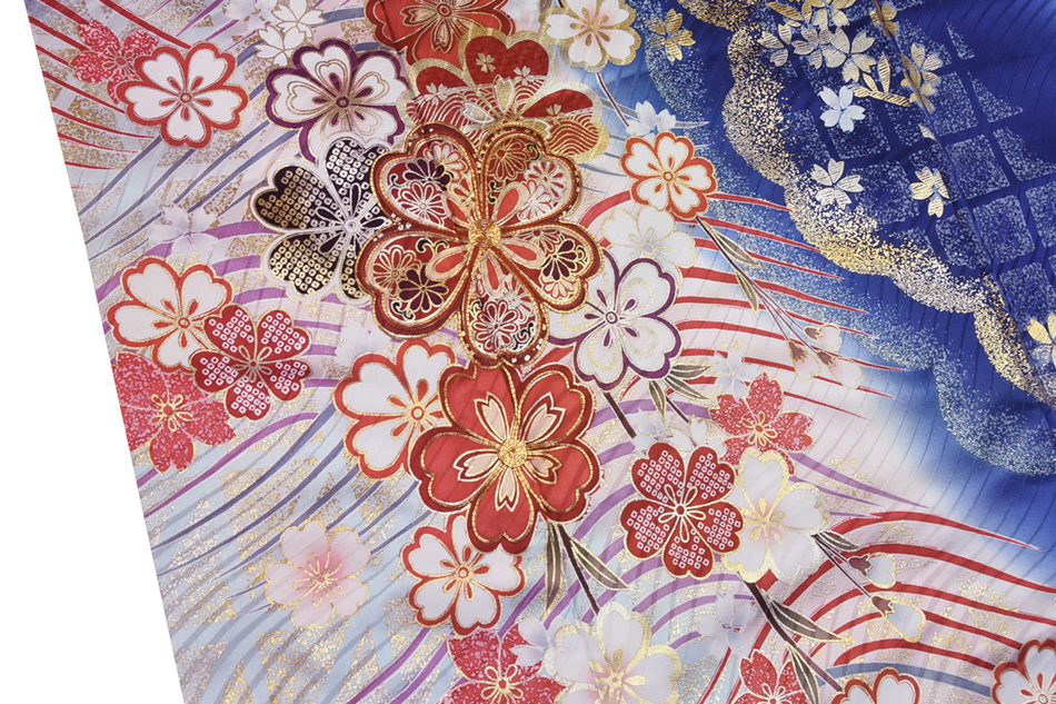 谷崎潤一郎の世界・正絹振袖着物、襦袢付きの写真