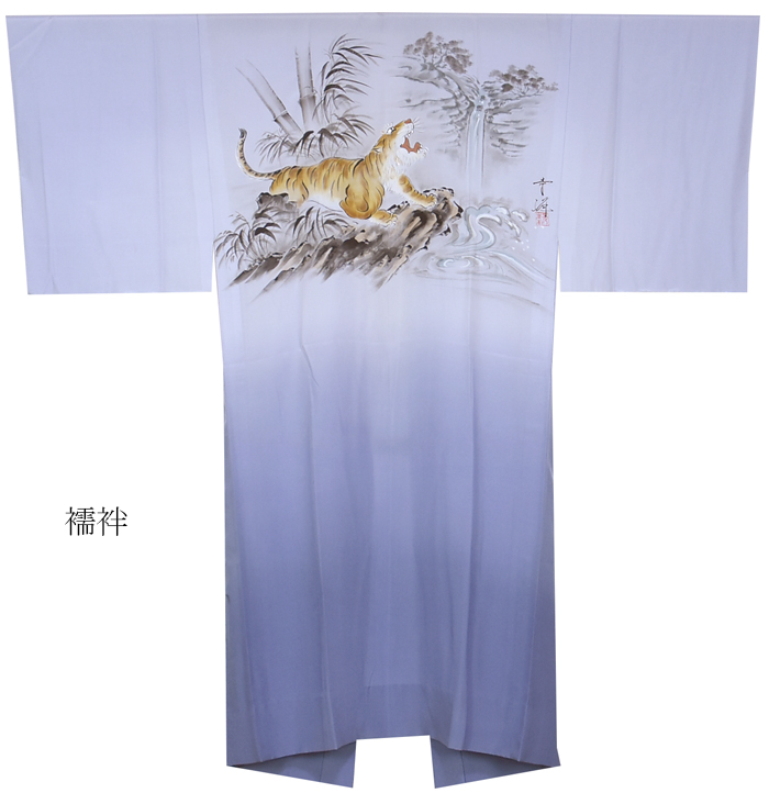 男正絹大島紬着物、羽織・襦袢付きの写真