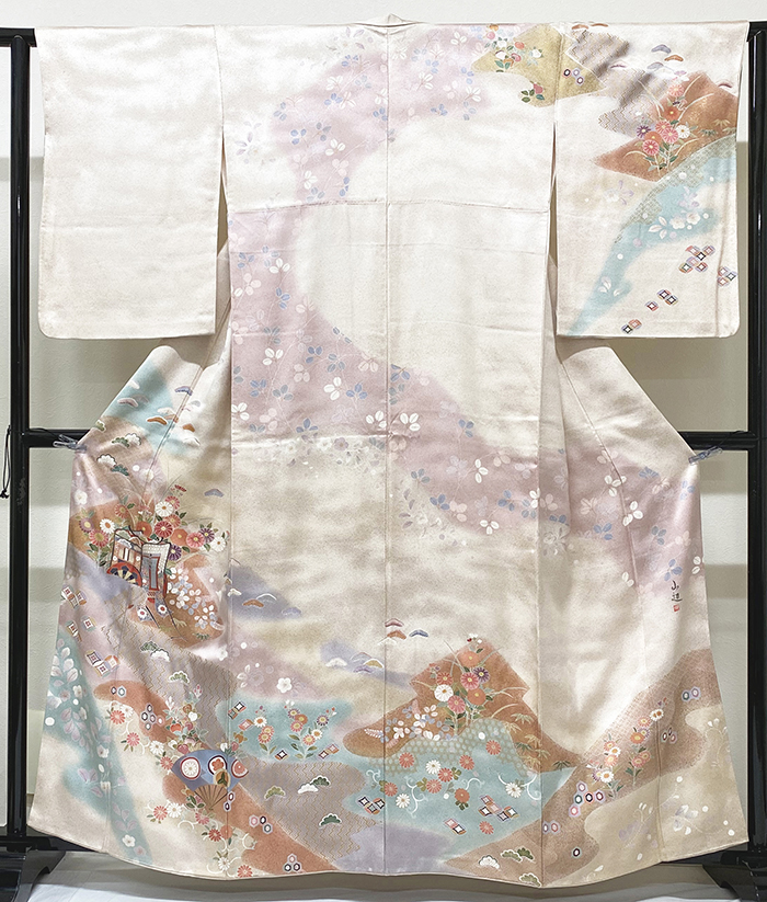 平和屋着物●紀裳苑　訪問着　鹿の子文様　正絹　逸品　AABG4654fy 楽天市場】 着物 > 訪問着・付下げ : 平和屋